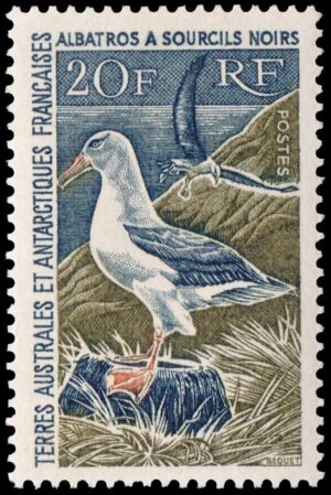 ANTARTIDA FRANCESA (T.A.A.F.) SELLOS, 1968 - AVES - ALBATROS - YV 24 - NUEVO - MINT