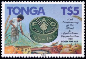 TONGA/STAMPS, 1995 - FOOD - AGRICULTURE - YV 992 - 1 VALUE - MINT