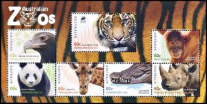 AUSTRALIA/STAMPS, 2012 - WILDLIFE - AUSTRALIAN ZOOS - YV BF 165 - SOUVENIR SHEET - MNH
