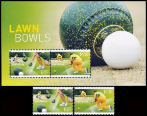 AUSTRALIA/SELLOS, 2012 - DEPORTES - BOLOS - YV 3699/700 + BF 165 - 2 VALORES + BLOQUE - NUEVO - MINT