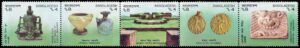 BANGLADESH/SELLOS, 1991 - ARQUEOLOGIA - YV 353/57 - 5 VALORES - NUEVOS - MINT