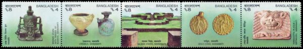 BANGLADESH/SELLOS, 1991 - ARQUEOLOGIA - YV 353/57 - 5 VALORES - NUEVOS - MINT