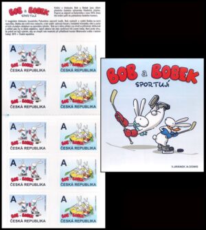REPUBLICA CHECA/SELLOS, 2012 – SELLOS ORDINARIOS - DIBUJOS ANIMADOS- BOB Y BOBEK - YV C 769 - CARNET - NUEVO - AUTOADHESIVO