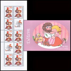 REPUBLICA CHECA/SELLOS, 2006 - PARA LOS NIÑOS - PESONAJES DE CUENTOS INFANTILES "RUMCAJS, MANKA Y SU HIJO CIPISEK" YV C 435 - CARNET - NUEVO-