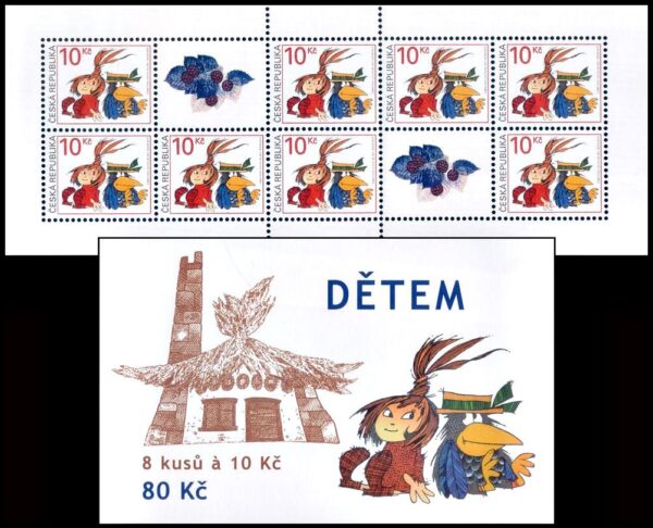 REPUBLICA CHECA/SELLOS, 2011 - PARA LOS NIÑOS - DIBUJOS ANIMADOS - "LA PEQUEÑA BRUJA" - YV C 607 - CARNET - NUEVO
