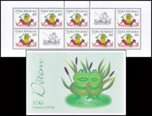 CZECH REPUBLIC/STAMPS, 2004 - FOR CHILDREN - ILLUSTRATIONS - LITERATURE - "THE ADVENTURES OF CRAPAUD" - YV C 372 - BOOKLET - MNH