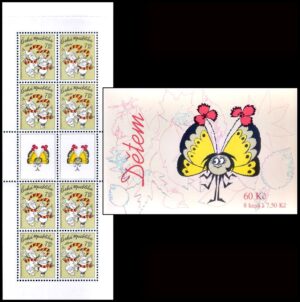 REPUBLICA CHECA/SELLOS, 2005 – PARA LOS NIÑOS – LITERATURA – YV C 402 – CARNET – NUEVO