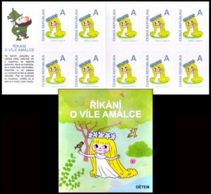 REPUBLICA CHECA/SELLOS, 2016 - SELLOS ORDINARIOS - DIBUJOS ANIMADOS - "LA FÉE AMALKA" - YV C 804 - CARNET - AUTOADHESIVO