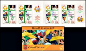 VATICAN/STAMPS, 2000 - WORLD YOUTH DAY IN ROME - YV C 1202 - BOOKLET - SELF-ADHESIVE STAMPS