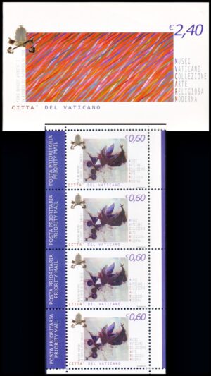 VATICAN/STAMPS, 2004 - CONTEMPORARY ART - VATICAN MUSEUMS - YV C 1361a - BOOKLET - MNH