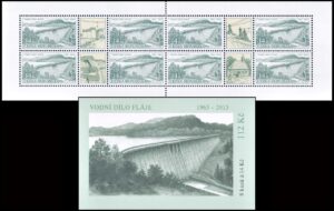 CZECH REPUBLIC/STAMPS, 2013 - ARCHITECTURE - DIKE - YV C 695 - BOOKLET - MNH