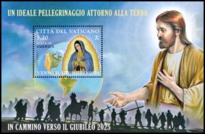 VATICAN/STAMPS, 2023 – PILGRIMAGE AROUND THE EARTH – YV F 1954 – SOUV SHEET - MNH