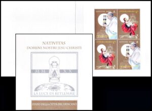 VATICANO/SELLOS, 2020 - NAVIDAD - PAPA FRANCISCO - YV C 1865 - CARNET - NUEVO