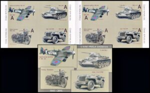 REPUBLICA CHECA/SELLOS, 2015 - TRANSPORTES DE LA SEGUNDA GUERRA MUNDIAL - YV C 757 - CARNET - NUEVO