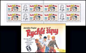 REPUBLICA CHECA/SELLOS, 2007 - PERSONAJES DE HISTORIETAS - JAROSLAV FOGLAR - YV C 472 - CARNET - NUEVO