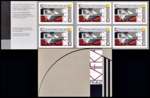 REPUBLICA CHECA/SELLOS, 2013 - SELLOS ORDINARIOS - ESCRITORES - FRANZ KAFKA - LITERATURA - YV C 683 - CARNET AUTOADHESIVO