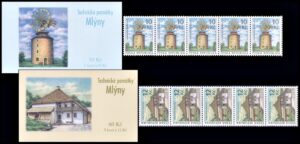 REPUBLICA CHECA/SELLOS, 2009 - MOLINOS - YV C 540/41 - 2 CARNETS - NUEVO