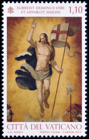 VATICANO/SELLOS, 2019 - PASCUAS - YV 1808 - 1 VALOR - MINT