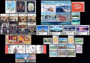 ARGENTINA – 2025 AÑO COMPLETO –- 13 CONMEMORATIVOS + 1 BLOQUE + 18 ORDINARIOS - MINT