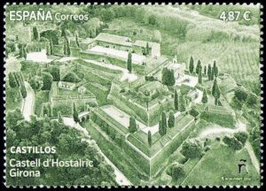 ESPAÑA/SELLOS, 2024 - CASTILLO D'HOSTALRIC - GIRONA - YV 5556 - 1 VALOR - MINT