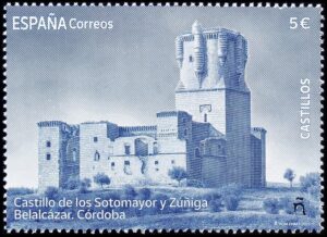 ESPAÑA/SELLOS, 2025 - CASTILLO DE LOS SOTOMAYOR Y ZUÑIGA - BELALCAZAR - CORDOBA - YV 5589 - 1 VALOR - MINT