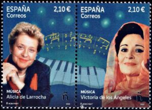 ESPAÑA/SELLOS, 2024 - MUSICA - YV 5517/18 - 2 VALORES - MINT