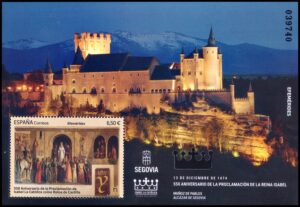 ESPAÑA/SELLOS, 2025 - 550 ANIVERSARIO DE LA PROCLAMACION DE ISABEL LA CATOLICA COMO REINA DE CASTILLA - YV F 5559 - BLOQUE - MINT