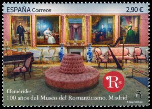 ESPAÑA/SELLOS, 2024 - MUSEO DEL ROMANTICISMO - MADRID - YV 5506 - 1 VALOR - MINT