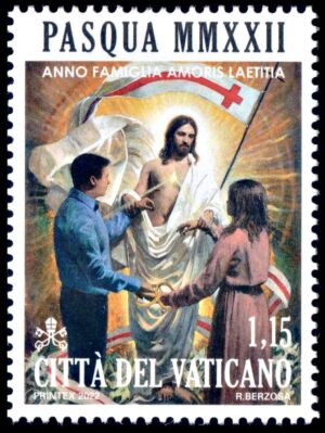 VATICANO/SELLOS, 2022 - PASCUAS - YV 1905 - 1 VALOR - MINT