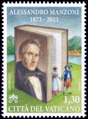 VATICAN/STAMPS, 2023 - LITERATURE - ALESSANDO MANZONI - YV 1951 - 1 VALUE - MINT