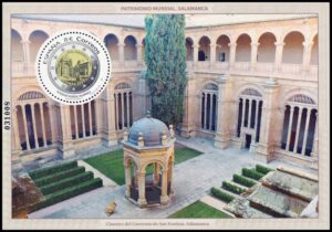 ESPAÑA/SELLOS, 2025 - PATRIMONIO MUNDIAL - SALAMANCA - BLOQUE - MINT