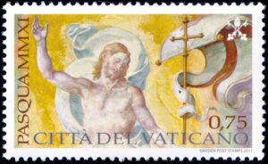 VATICANO/SELLOS, 2011 - PASCUA - YV 1550 - 1 VALOR - MINT