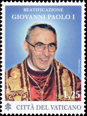VATICANO/SELLOS, 2022 - BEATIFICACION DE JUAN PABLO I - YV 1916 - 1 VALOR - MINT