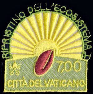 VATICANO/SELLOS. 2020 - DECENIO DE LAS NACIONES UNIDAS PARA LA RESTAURACIÓN DE LOS ECOSISTEMAS - SELLO BORDADO - YV 1914 - AUTOADHESIVO