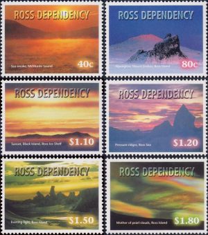 ROSS DEPENDENCY (NEW ZEALAND) 1999 - SUNSET - YV 66/71 - 6 VALUES - MNH