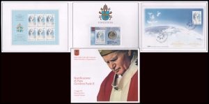 VATICANO/SOUV. DEL CORREO, 2011 - BEATIFICACIÓN DEL PAPA JUAN PABLO II - HOJITA - MONEDA - SOBRE PRIMER DIA EMISION