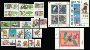 ARGENTINA - 1993 AÑO COMPLETO - 17 SELLOS CONMEMORATIVOS + 4 ORDINARIOS + 3 BLOQUES - NUEVO - MINT