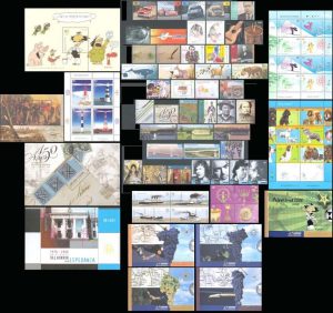 ARGENTINA - 2006 AÑO COMPLETO - 51 SELLOS CONMEMORATIVOS - 5 CARNETS (12 ORDINARIOS) + 6 BLOQUES - MINT
