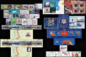 ARGENTINA - 2022 FULL YEAR - 22 COMMEMORATIVE STAMPS + 1 DEFINITIVES STAMP + 1 U.P. STAMP + 3 DEFINITIVE BOOKLETS + 5 SOUV SHEETS - MNH