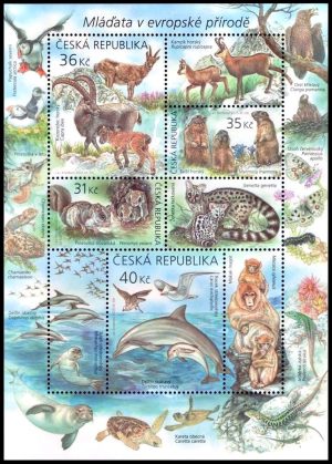 REPUBLICA CHECA/SELLOS, 2024 - NATURALEZA - FAUNA - BLOQUE - MINT