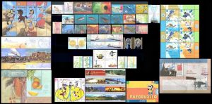 ARGENTINA - 2004 AÑO COMPLETO - 54 SELLOS CONMEMORATIVOS + 6 ORDINARIOS + 5 BLOQUES - MINT